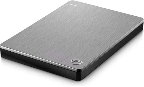 Seagate Backup Plus Portable Slim 2 TB Externe Festplatte Silber Bulk