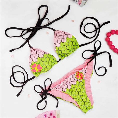 Bikini Mitsuri Kimetsu No Yaiba Anime Cosplay Traje De Ba O Cuotas Sin Inter S