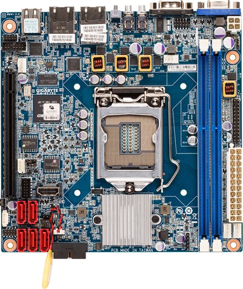 Gigabyte Ga Lisl Mini Itx Server Motherboard Single Socket E Xeon