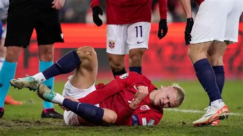 Haaland Suffers Ankle Injury With Norway