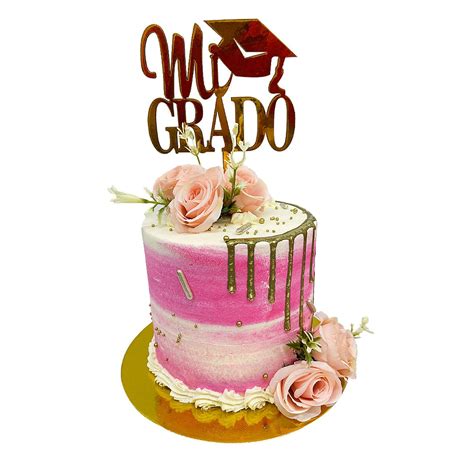 Torta Sabor Naranja Con Arequipe Grado Rosada Globos Flores Y Fiestas