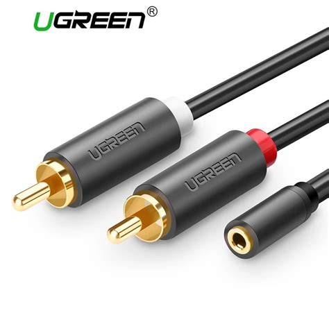 Ugreen Mm Female To Rca Male Stereo Cable Adapter To Rca Audio