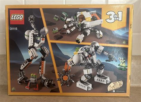 Lego Creator 3 In 1 31115 Space Mining Mech 327 Pcs Retired 2022 New