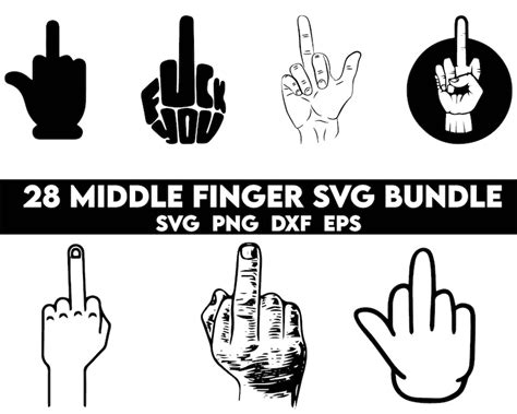 Middle Finger Svg Bundle Middle Finger Svg Middle Finger Etsy Uk Sexiz Pix