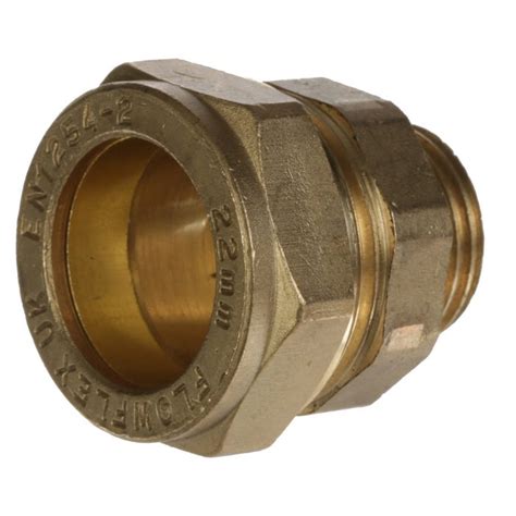 Compression Male Coupling 22mm X ½