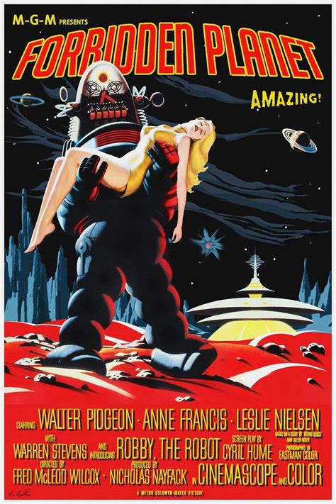 Forbidden Planet Posters By Robert Bertie Planet Poster Forbidden