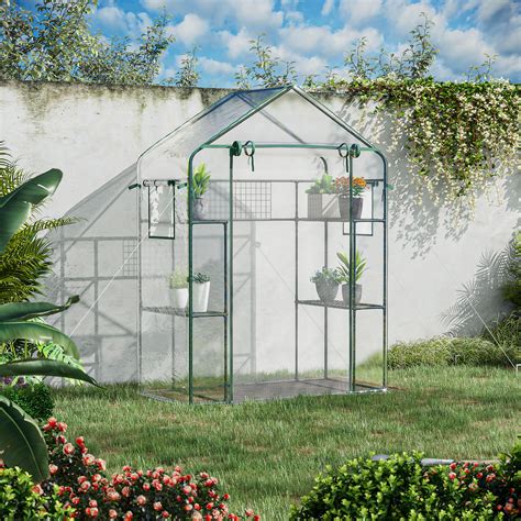 Outsunny Greenhouse 56 X 2875 X 7675 Clear