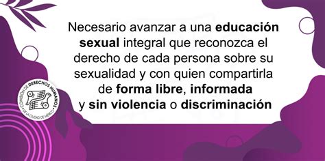 Necesario Avanzar A Una Educación Sexual Integral Que Reconozca El