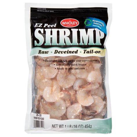 Wholey Shrimp Raw Ez Peel Lb Instacart