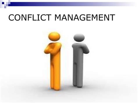 Conflict Management Tips Ppt