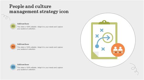 People And Culture Management Strategy Icon Ppt Powerpoint