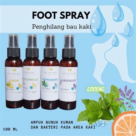 Jual Foot Spray Deodorant Kaki Penghilang Bau Kaki Sea Nature