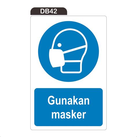 Jual RAMBU GUNAKAN MASKER STICKER ONLY Shopee Indonesia