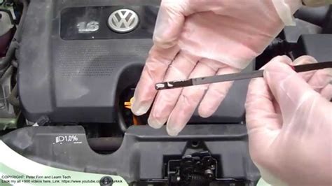 How To Do Vw Beetle New Engine Oil Check And Add Years 1997 To 2011 Youtube