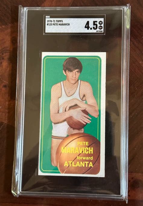 1970 Topps Basketball 123 Pete Maravich Rookie Card Graded SGC 4 5 EBay