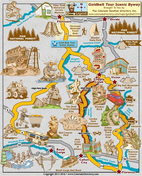 awesome Colorado Map Tourist Attractions | Colorado map, Colorado ...