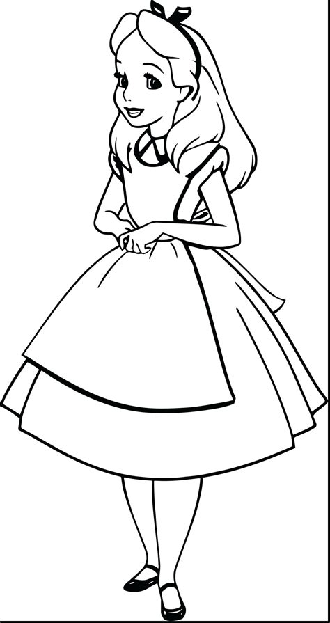 Alice In Wonderland Alice Drawing At Getdrawings Free Download