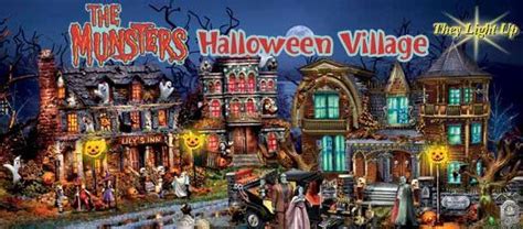 Munsters Halloween Village | Halloween village, Halloween themes, The munsters