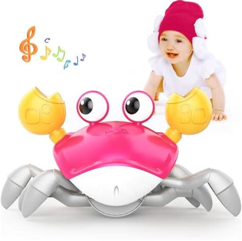 Yeaye Crawling Crab Baby Toys Infant Tummy Time Toy Gifts For 3 4 5 6