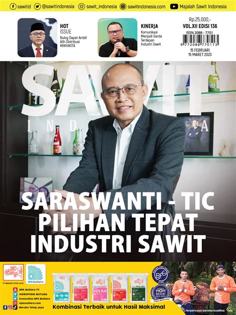 Majalah Sawit Indonesia Edisi Kantor Berita Sawit