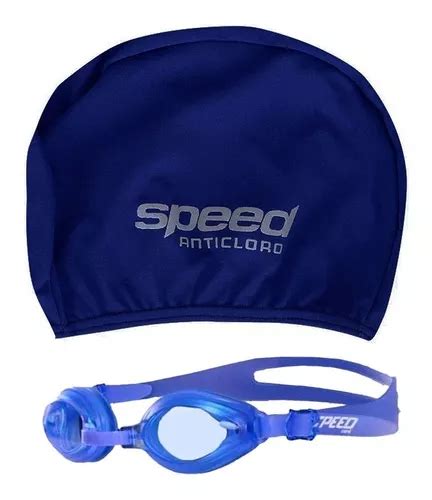 Kit Natacion Ni Os Antiparras Y Gorra Anticloro Speed Mercadolibre