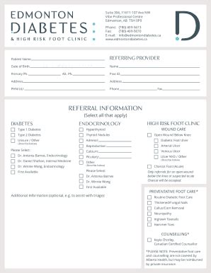 Fillable Online Xxxxx Clinic Referral Form Cdr Fax Email Print Pdffiller