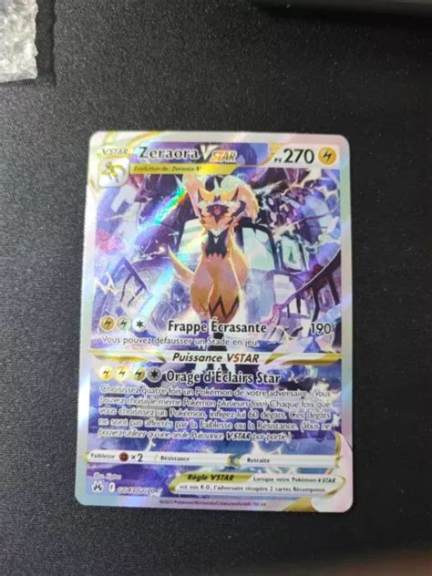 Carte Pok Mon Zeraora Vstar Gg Gg Eb Ep E Bouclier Zenith