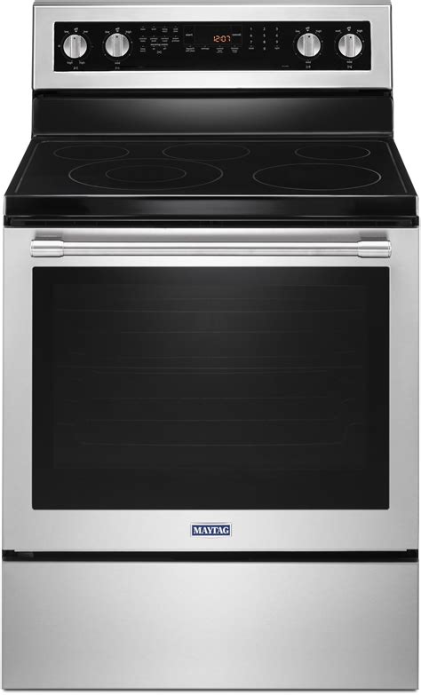 Maytag Mer8800fz 30 Inch Electric Range With Dual Choice™ Element Power™ Element Power Preheat