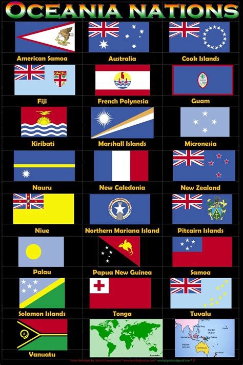 World Nation Flag Posters African Nations Flags Poster Caribbean Nation