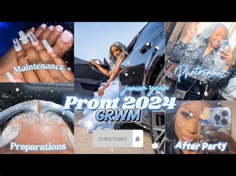 JUNIOR PROM 2024 Grwm Lashes Hair Nails Makeup TnecyahLasha