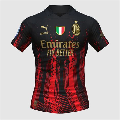 AC Milan X Koche 22 23 Fourth Kit FIFA Kit Creator Showcase