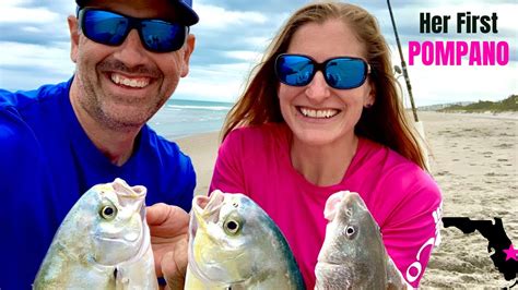 She Caught The BIGGEST Ive Seen East Coast Florida POMPANO Fishing