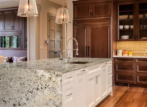 Dark Cherry Kitchen Cabinets With Granite Countertops Things In The Kitchen