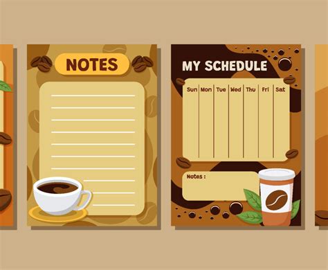 Coffee Journal Template