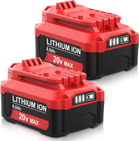 Batpower 2 Pack Cmcb202 4 0ah 20v V20 Compact Battery Replacement For Craftsman 20v