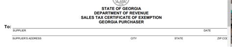 How To Get A Resale Certificate In Georgia