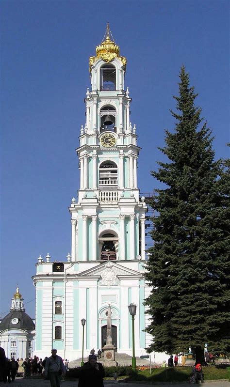 Россия. Сергиев Посад – Колокольня Троице-Сергиевой Лавры — Памятники ...