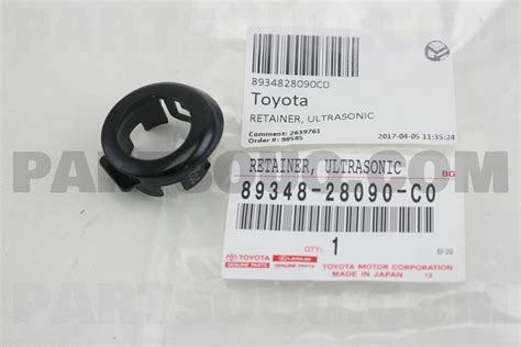 RETAINER ULTRASONIC SENSOR NO 2 8934828090C0 Toyota Parts PartSouq