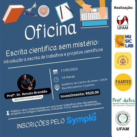 OFICINA Escrita Científica Sem Mistério em Manaus Sympla