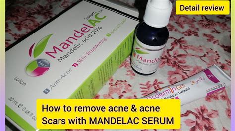 MandelAC Serum For Acne Acne Scars How To Use MANDELAC SERUM YouTube