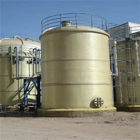 Ce Certificate Frp Grp Sulfuric Acid Nitric Acid Storage Tank Frp