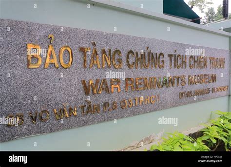 War Remnants Museum In Ho Chi Minh City Vietnam War Remnants Museum Is