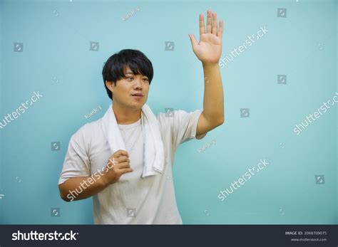 man raising  hand images stock  vectors