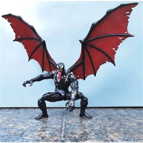 Marvel Legends Venom With Wing Joints Moveable Pvc Action Figure