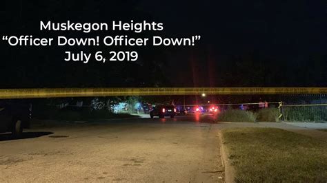 Muskegon Heights Officer Shot Officer Down Youtube