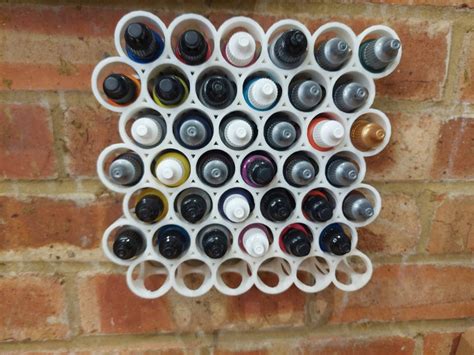 Wall Mounted Paint Rack To Suit Army Painter Vallejo Etsy