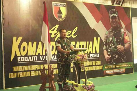 Apel Dansat Pangdam Brawijaya Minta Komandan Satuan Memaksimalkan