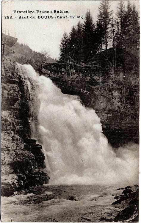 Villers Le Lac Le Saut Du Doubs M Tres Carte Postale Ancienne