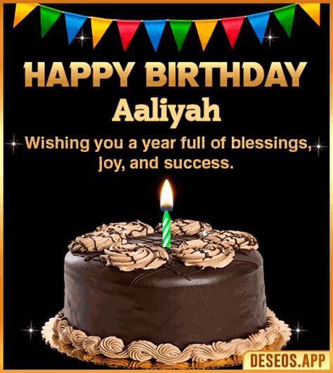 ᐅ Happy Birthday Aaliyah Cake GiFs Download 【36+ Cards】🎂