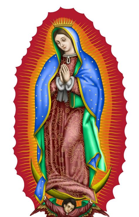 Our Lady Of Guadalupe Virgin Decal Sticker With Custom Text Etsy